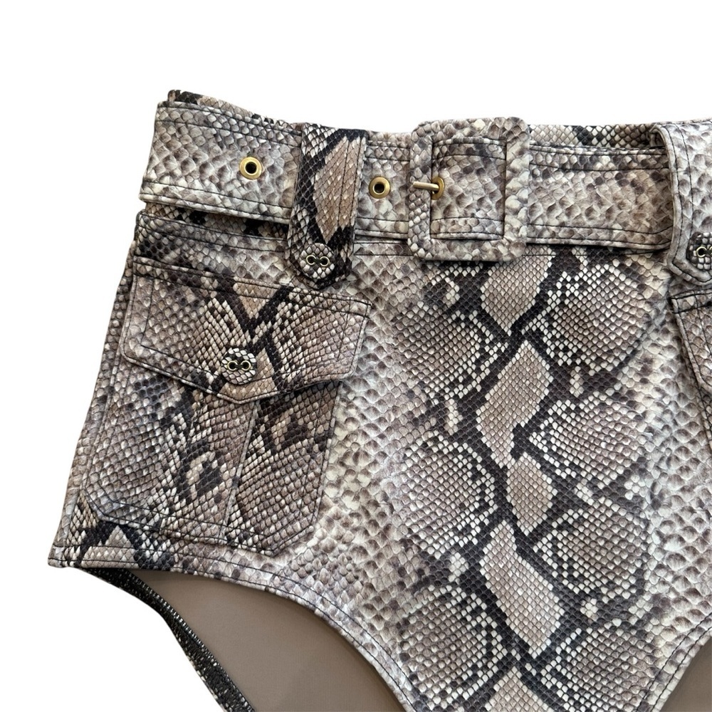 Zimmermann snake skin print bikini bottom NWOT - Picture 3 of 7